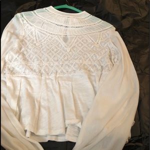 White Free People Shirt